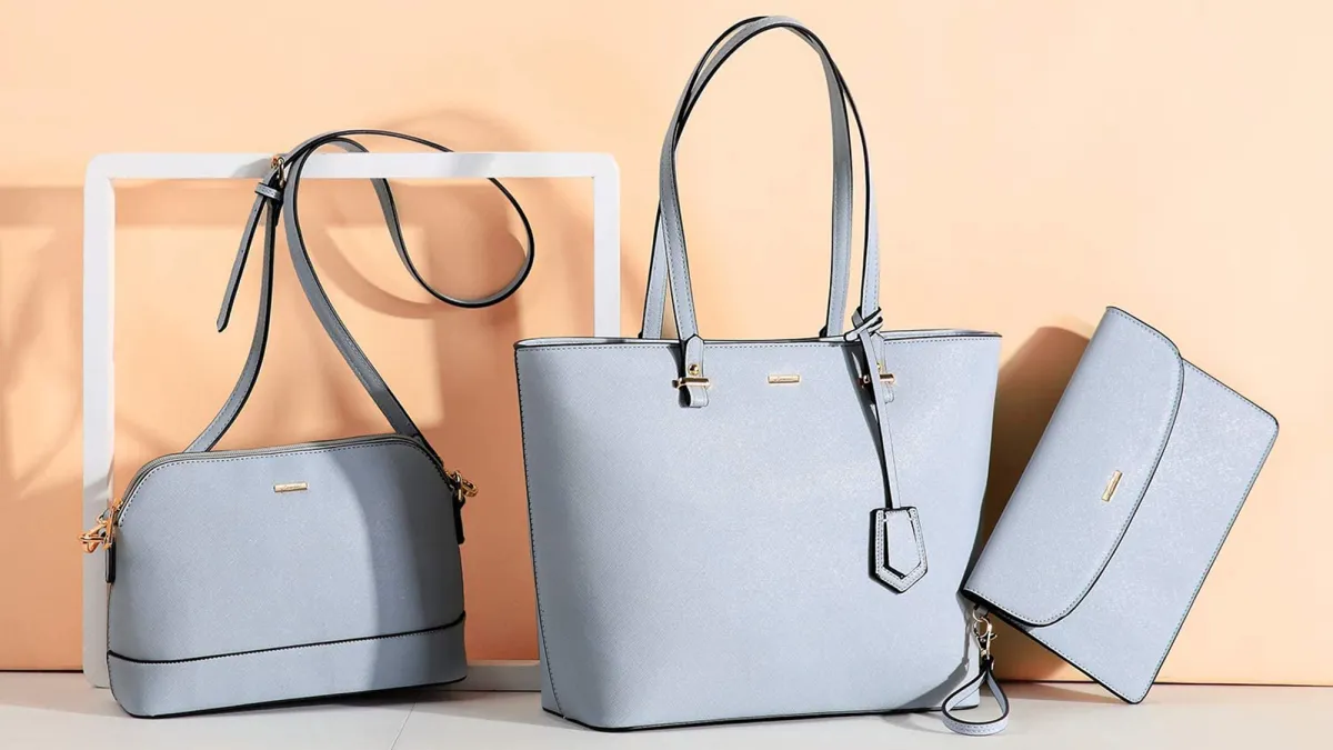set of three handbags