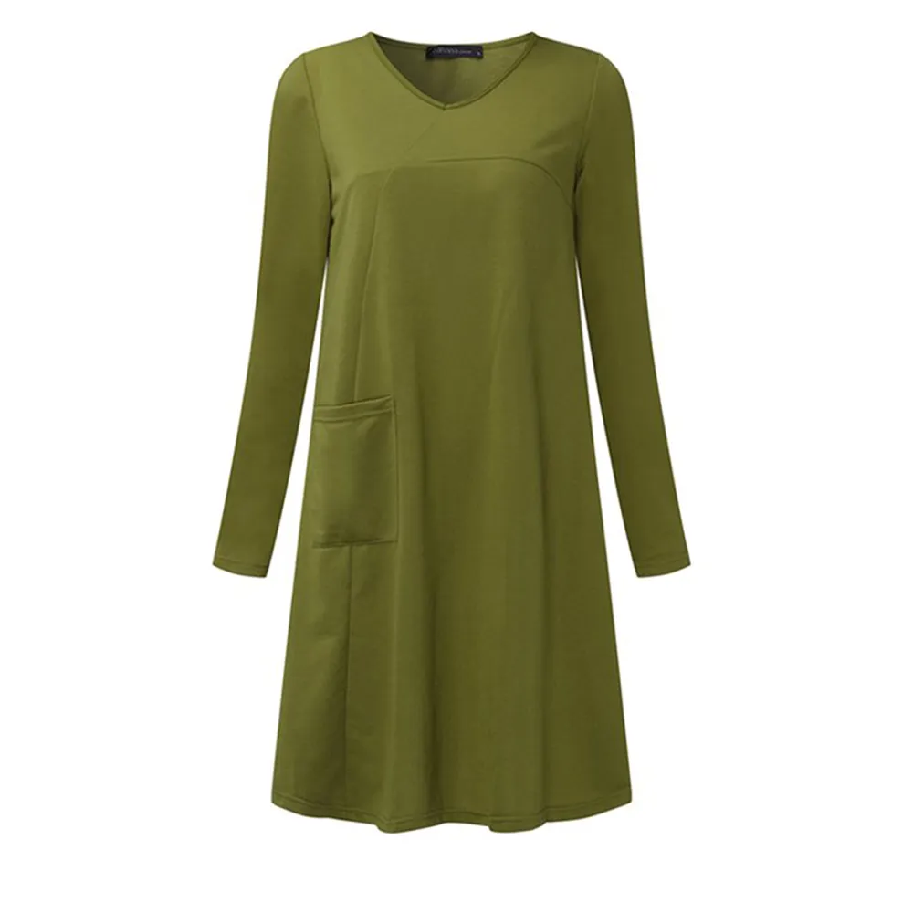 walmart-zanzea-tunic-dress-green