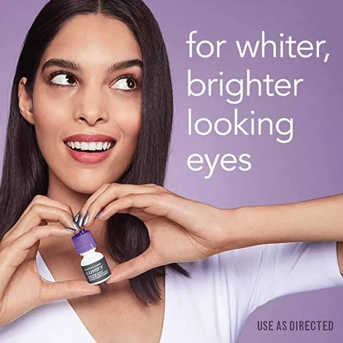 Lumify whitening eye drops