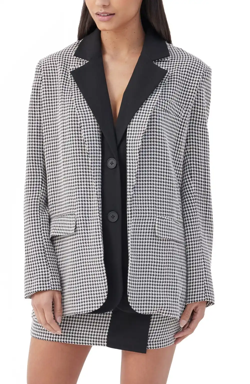 4th & Reckless Jorden Houndstooth Blazer