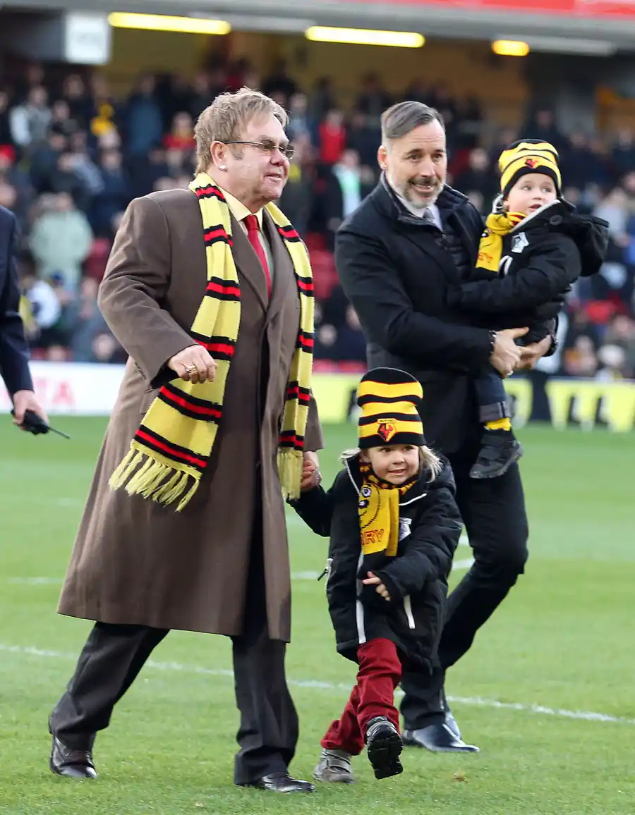 A Family of Four Elton John and David Furnish Through the Years