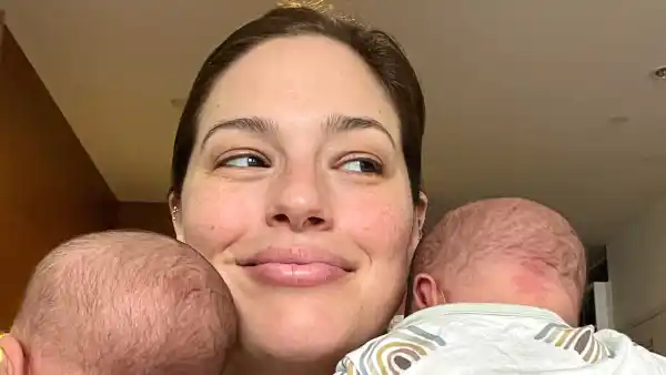 Ashley Graham Cuddles Up to Newborn Twins After Instagram Hiatus