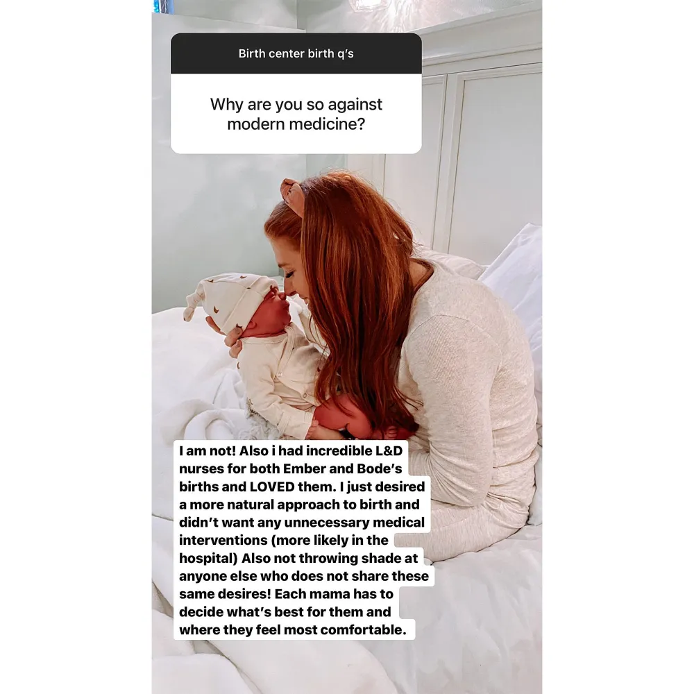 Audrey Roloff Clarifies She Isn&rsquo;t &lsquo;Against Modern Medicine&rsquo; After Giving Birth Outside of Hospital 2