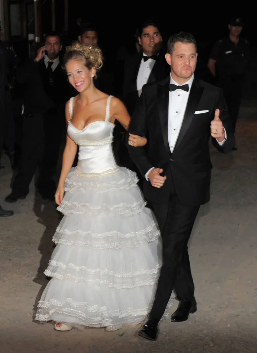 Best Celebrity Weddings of 2011 Michael Buble and Luisana Lopilato