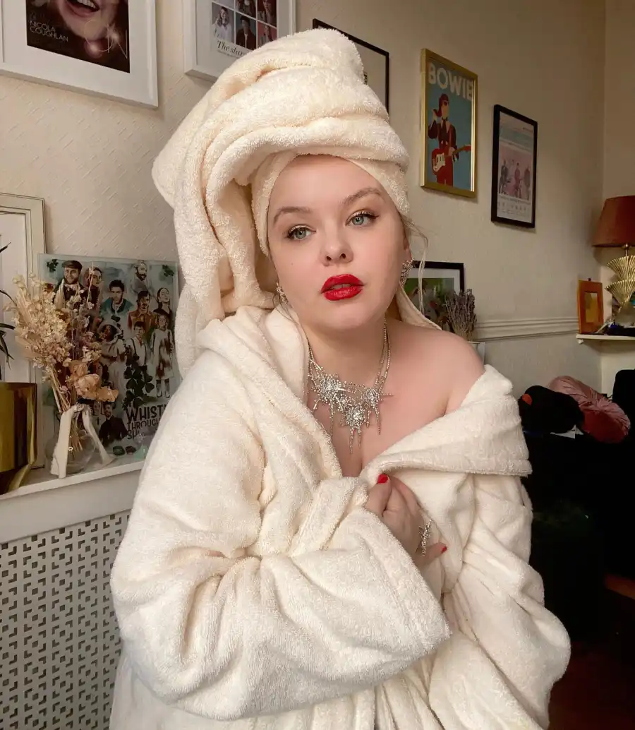 Bridgerton Nicola Coughlan Misses Season 2 Premiere Due to COVID-19 Instagram