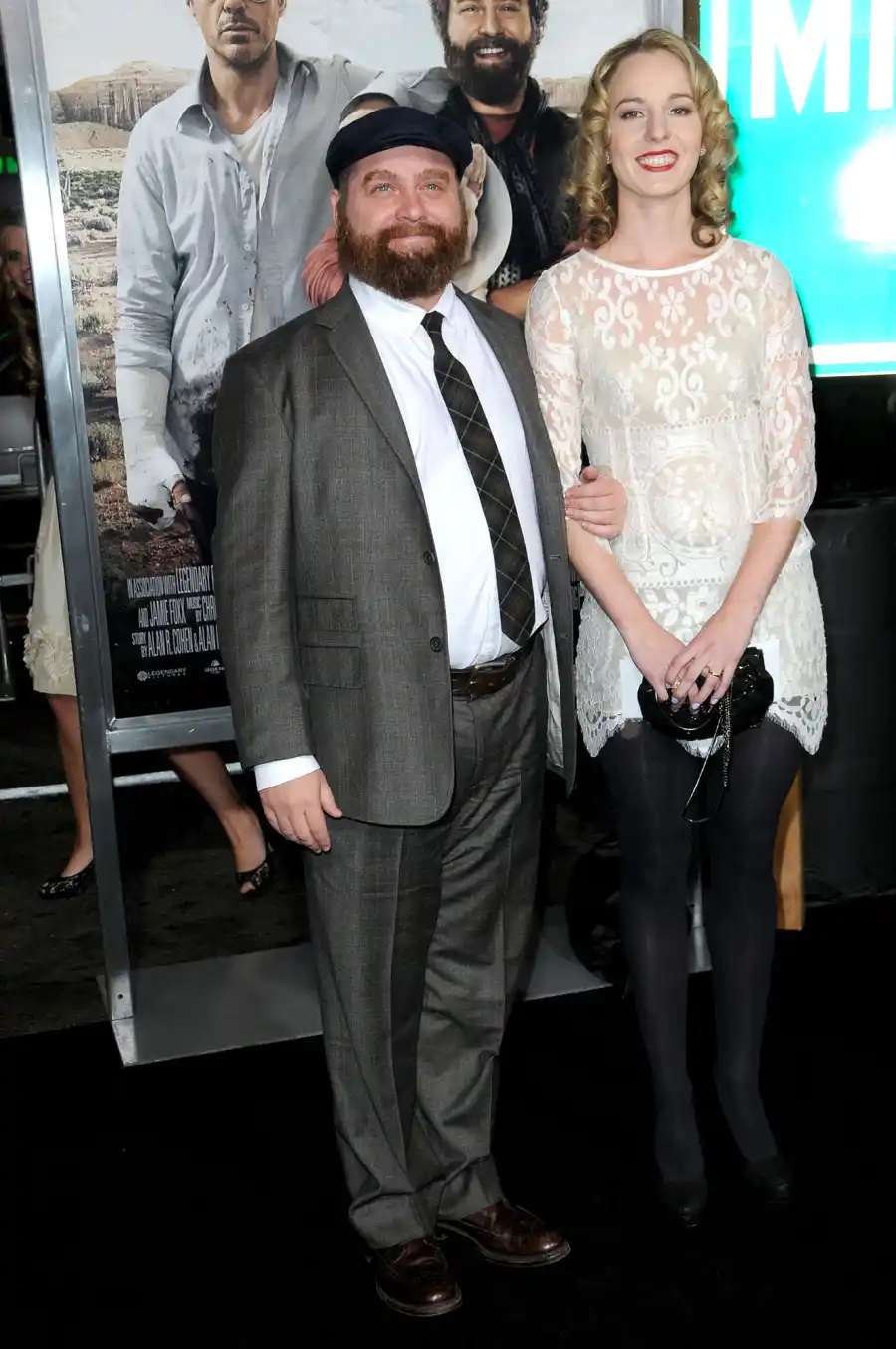 Celebrity Weddings 2012 Zach Galifianakis and Quinn Lundberg