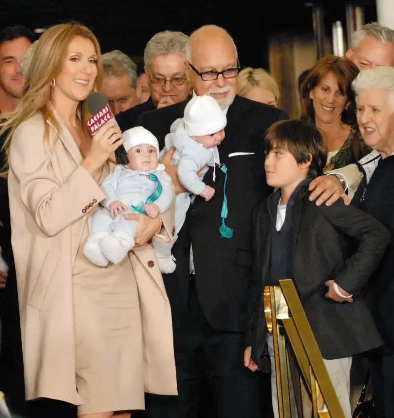 Celine Dion Sweetest Photos With Her Rene Angelil 3 Sons Family Album