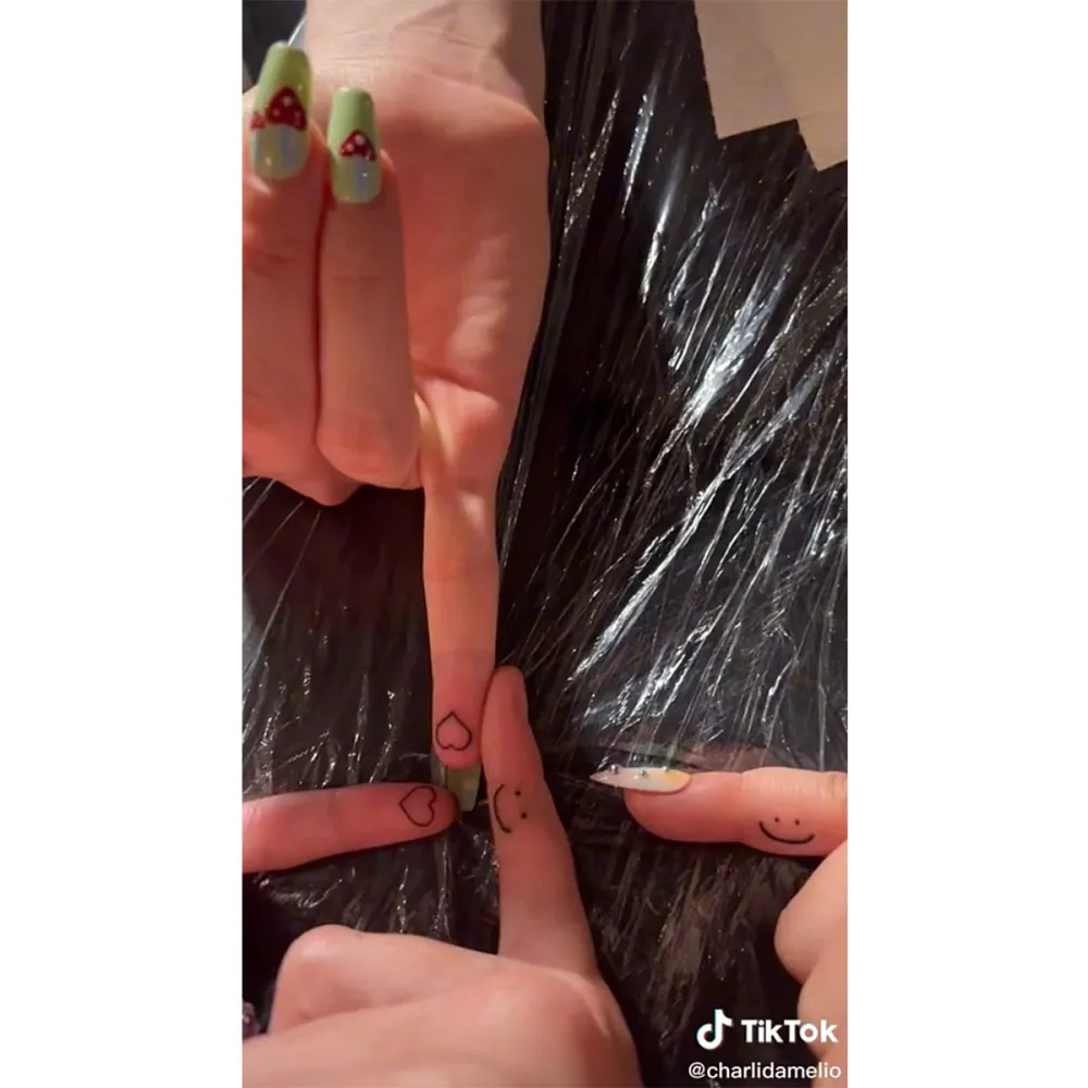 Charli D&rsquo;Amelio and Oliva Rodrigo Get Matching Tattoos With Their BFFs 3