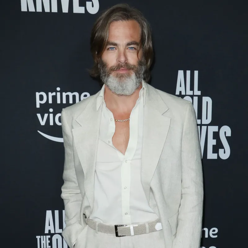 Chris Pine Bushy Beard Is Result Straight Up Laziness
