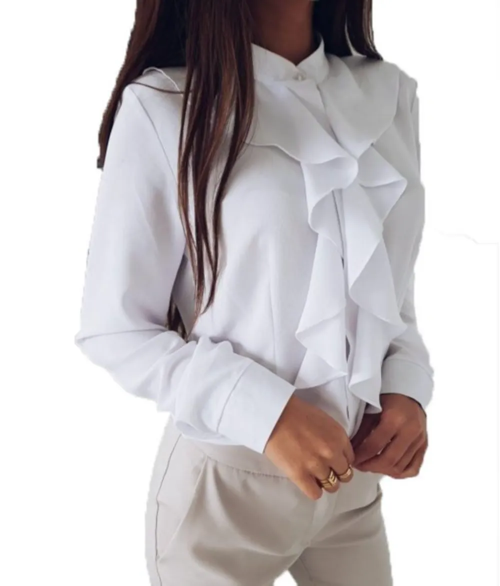 FNAC Women's Casual Ruffle Blouse