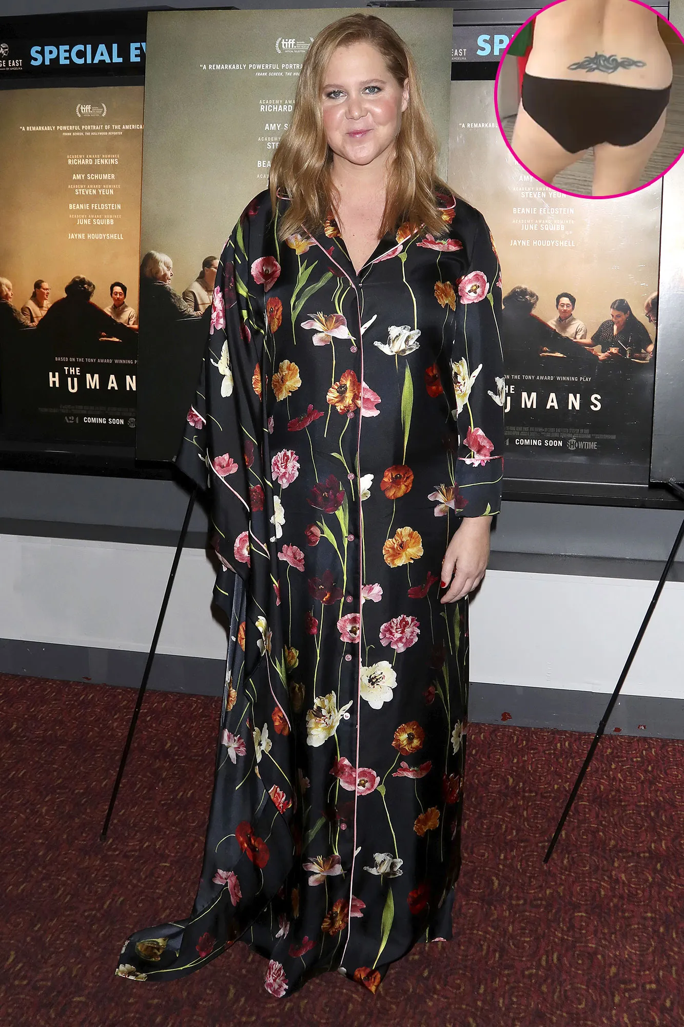 Feature Amy Schumer Shows Off Her Back Tattoo While Dancing Naked