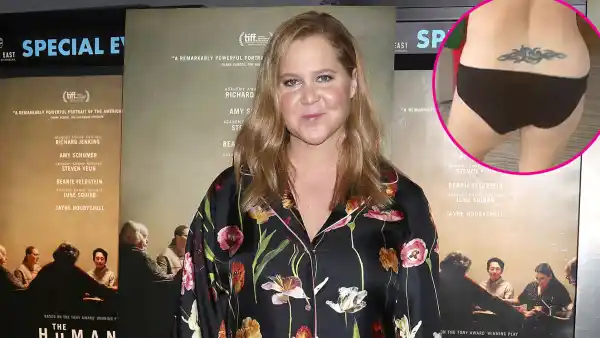 Feature Amy Schumer Shows Off Her Back Tattoo While Dancing Naked