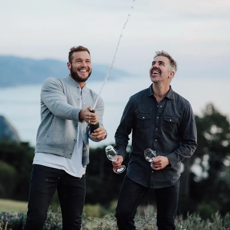 Former Bachelor Colton Underwood and Fiance Jordan C Brown Engagement Photos Adorable PDA Grooms-to-Be Photo By The DeLauras 01