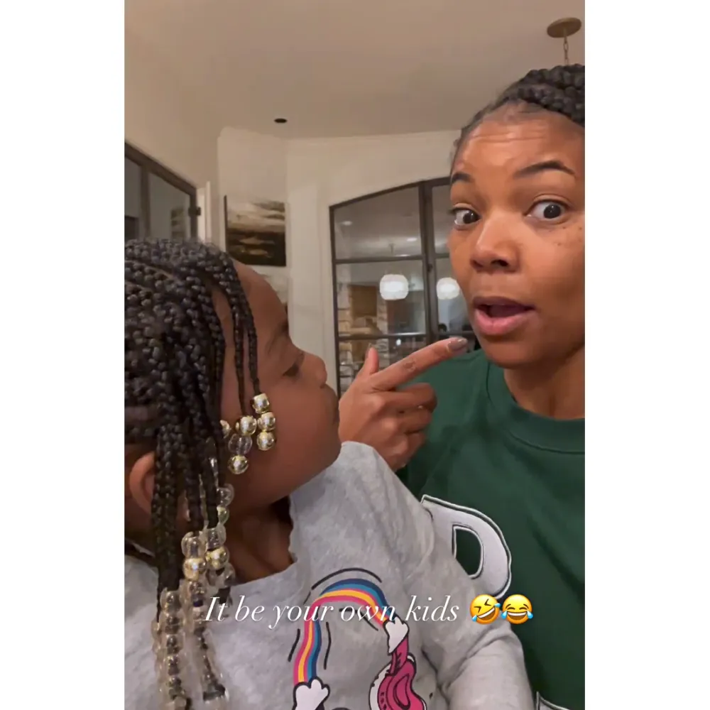 Gabrielle Union&rsquo;s Daughter Kaavia, 2, Tells Mom Her Breath Stinks in Hilarious Video