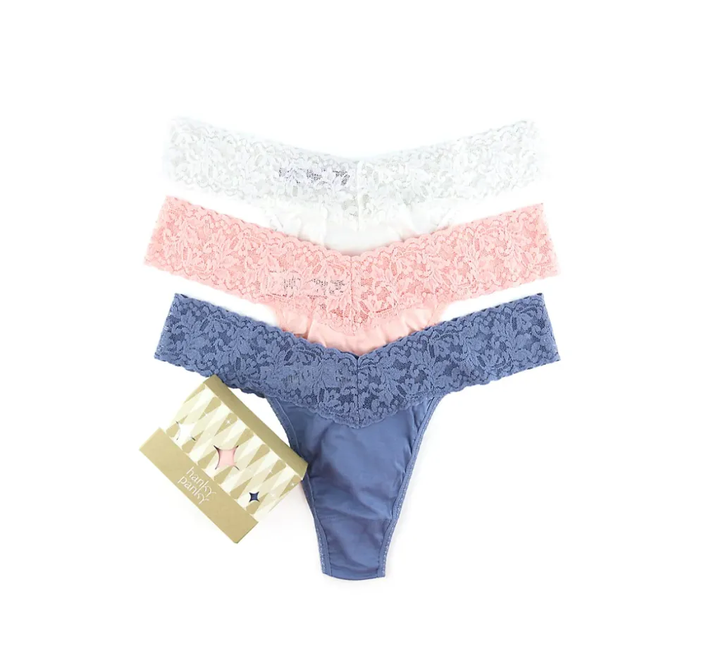 Hanky Panky 3-Pack Holiday Original Rise Thongs