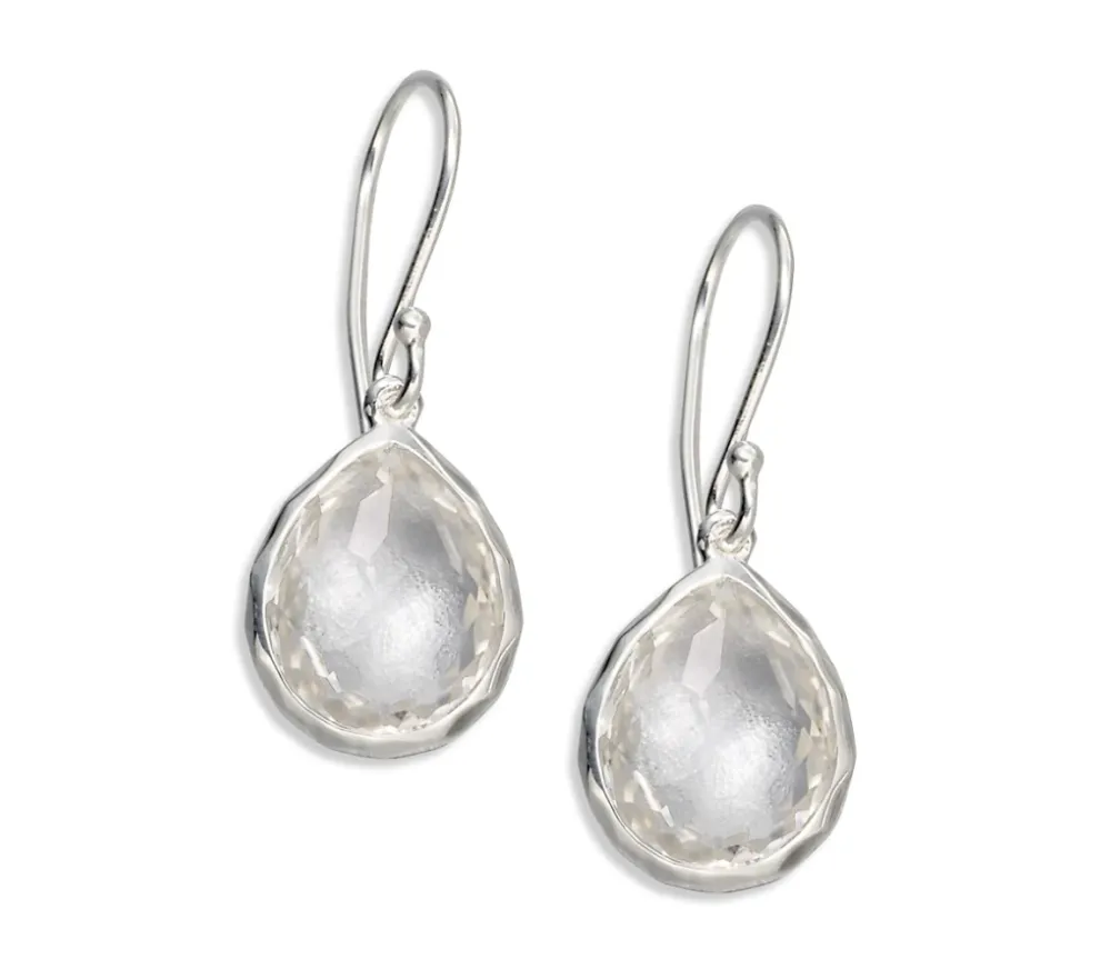 Ippolita Rock Candy&reg; Clear Quartz & Sterling Silver Teardrop Earring