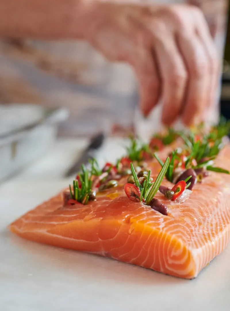 Jamie Oliver Shares His Stuffed Salmon Recipe for Easter Gatherings