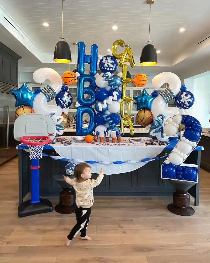 Jenna Dewan Steve Kazee Celebrate Son Callum 2nd Birthday With Basketball Themed Party