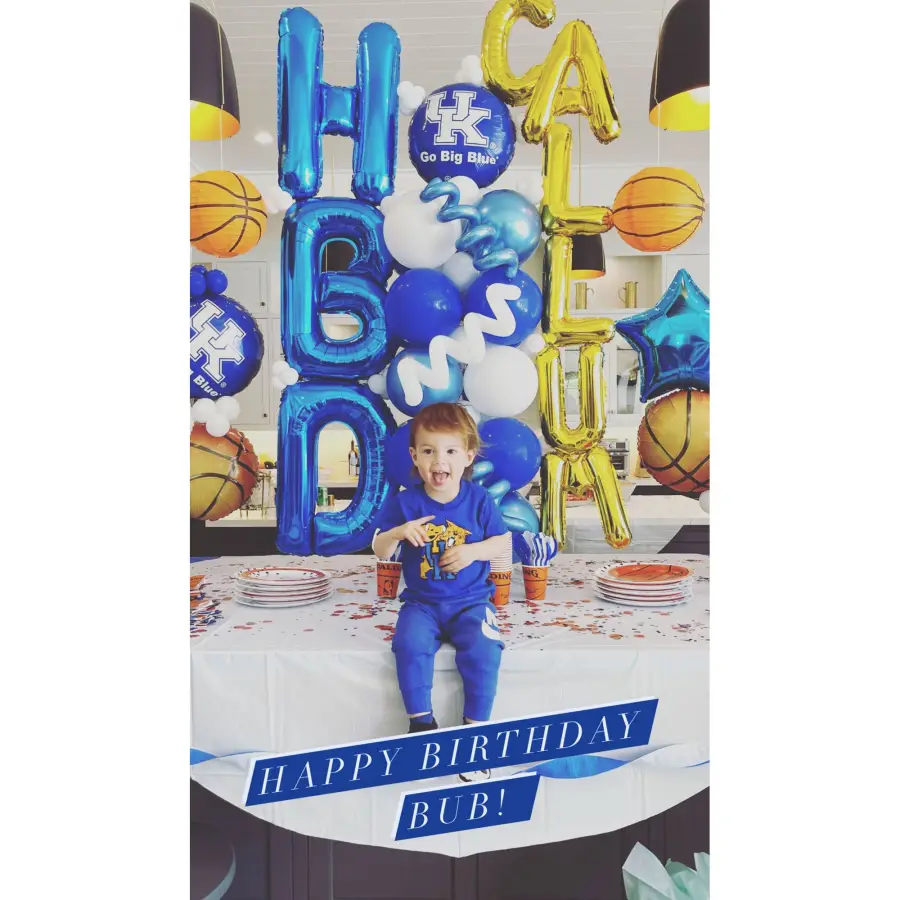 Jenna Dewan Steve Kazee Celebrate Son Callum 2nd Birthday With Basketball Themed Party