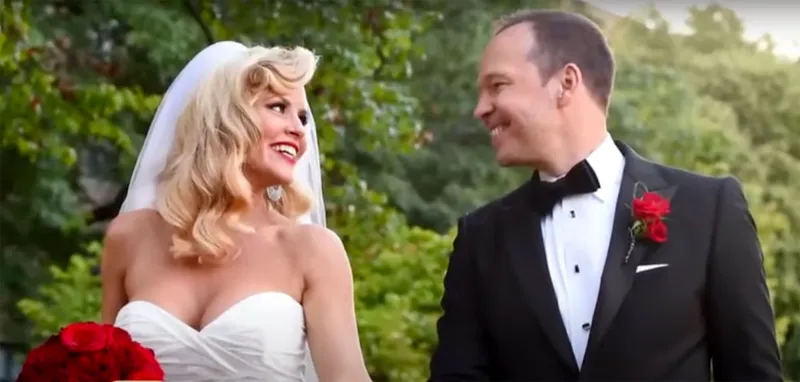 Jenny Marthy and Donnie Wahlberg's Wedding Album! posed