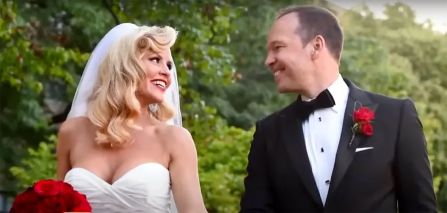 Jenny Marthy and Donnie Wahlberg's Wedding Album! posed