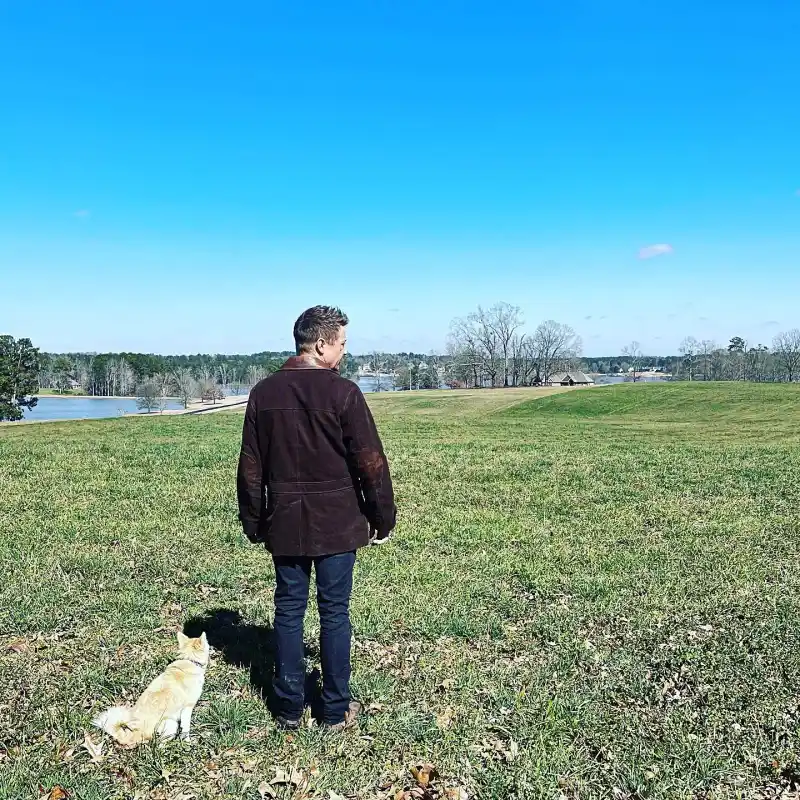 Jeremy Renner Marvel Stars and Their Beloved Pets