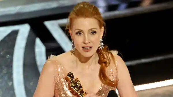 Jessica Chastain Reveals 2nd Child Name During Acceptance Speech Oscars 2022