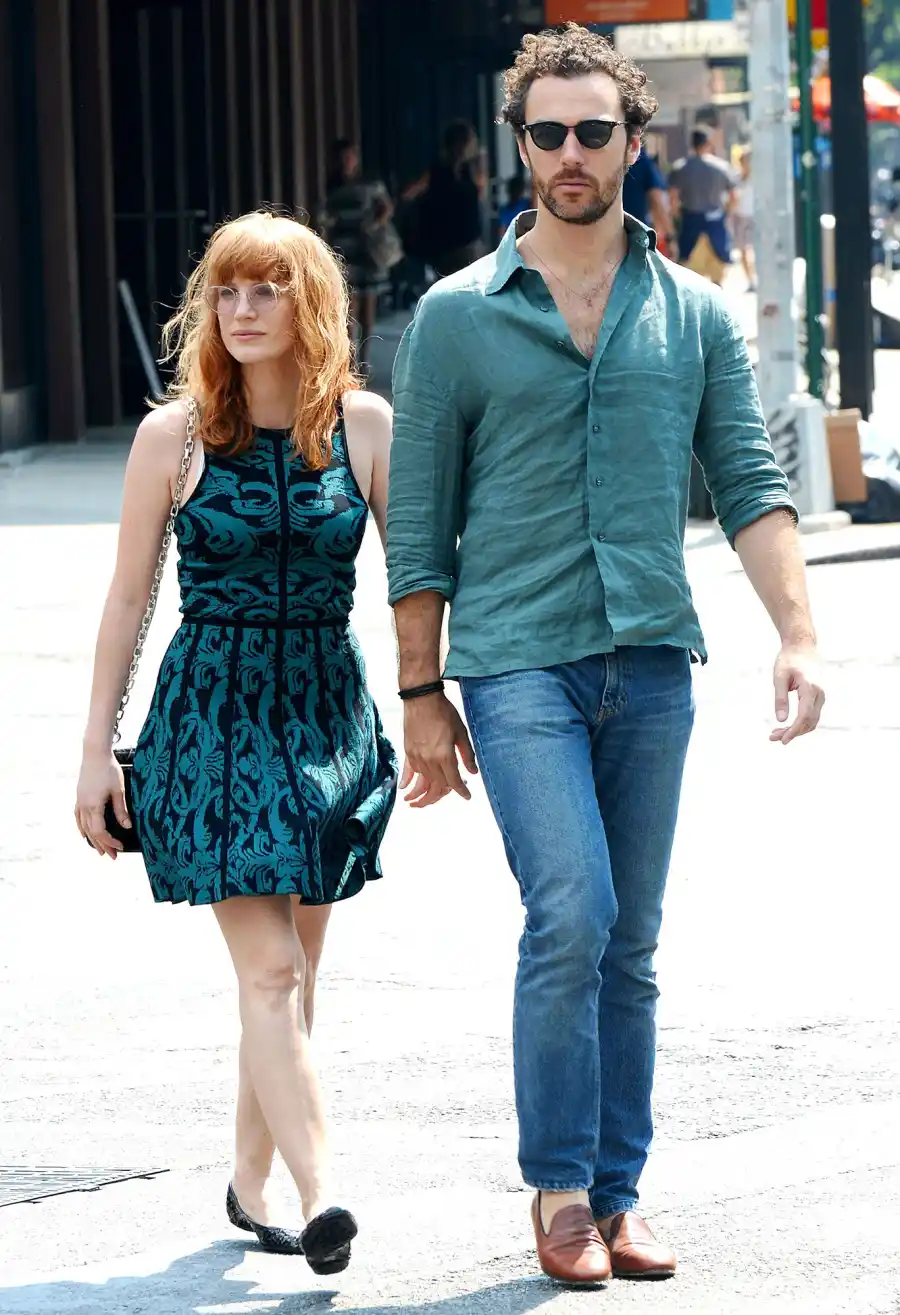 2014 Jessica Chastain and Husband Gian Luca Passi de Preposulos Relationship Timeline