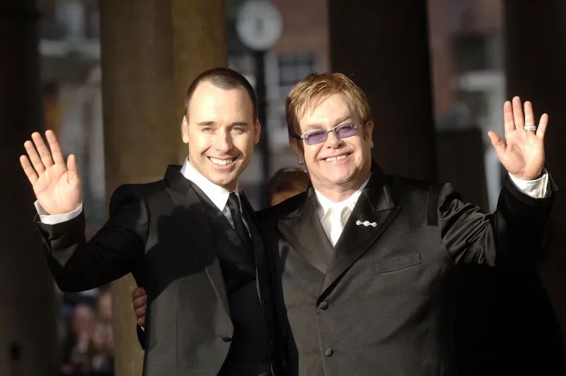 Just Married Elton John and David Furnish Through the Years