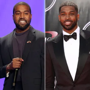 Kanye West and Tristan Thompson Grab Dinner Together Amid Kim Kardashian, Paternity Drama