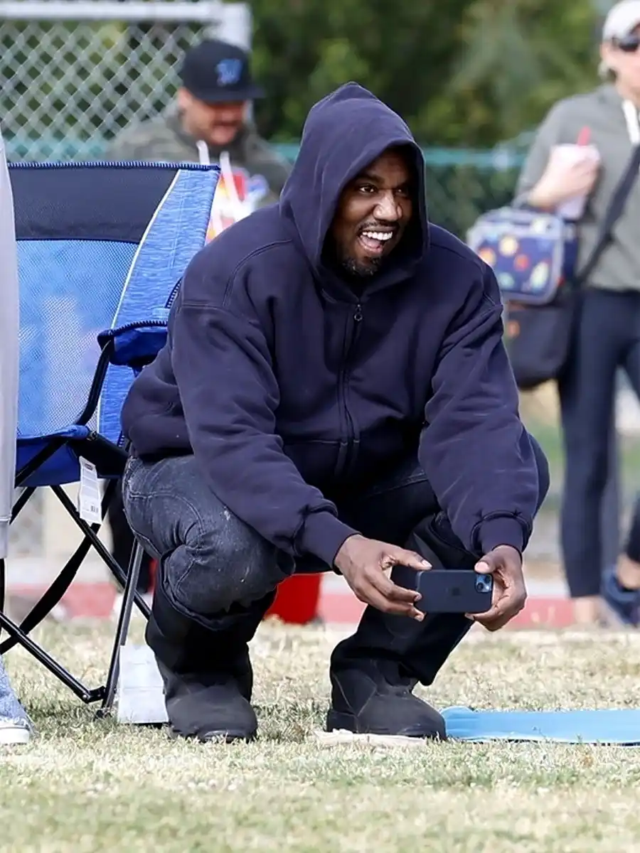 Kim Kardashian, Kanye West Attend Son Saint's Soccer Game: Pics