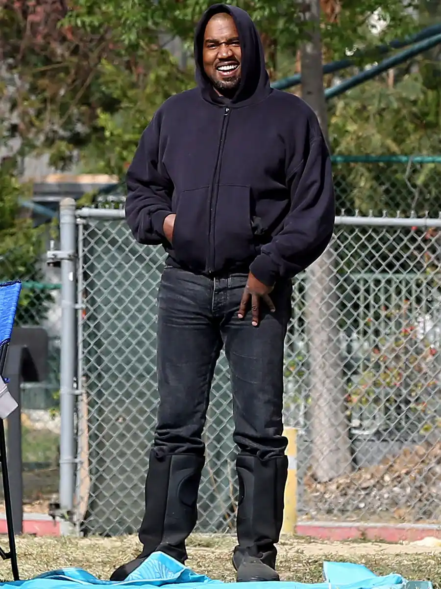 Kim Kardashian, Kanye West Attend Son Saint's Soccer Game: Pics