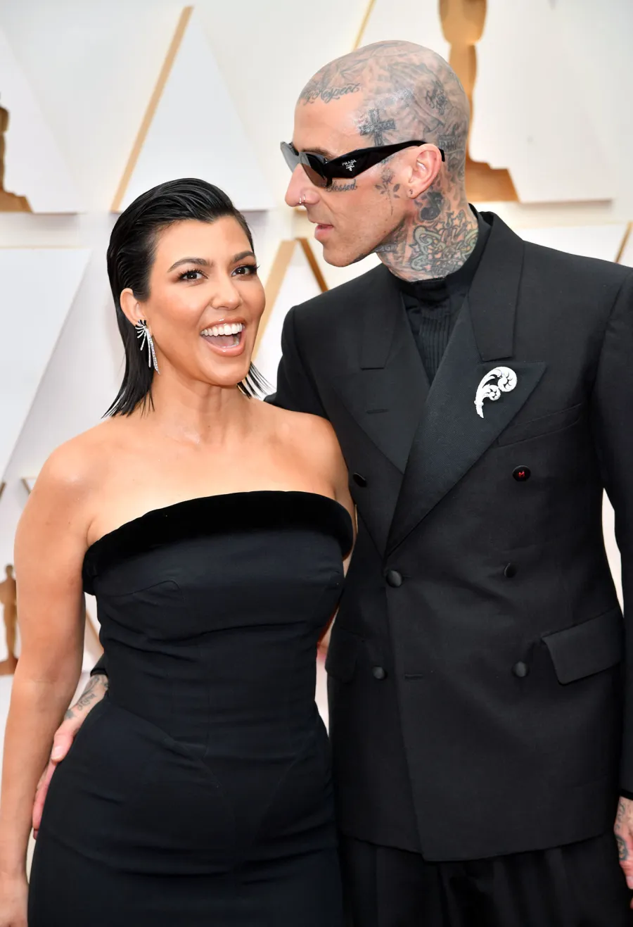 Kourtney Kardashian The Best Hair and Makeup Looks at the 2022 Academy Awards