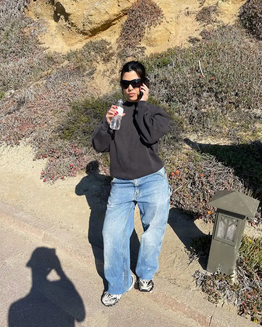 Kourtney Kardashian Straddles Travis Barker as They Get Hot and Heavy During Beach Makeout