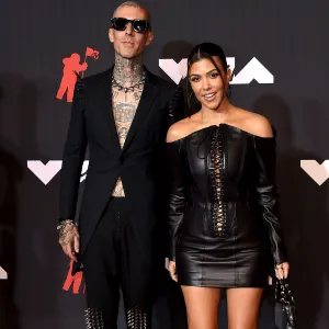 Kourtney Kardashian and Travis Barker Get Hot and Heavy During Beach Makeout