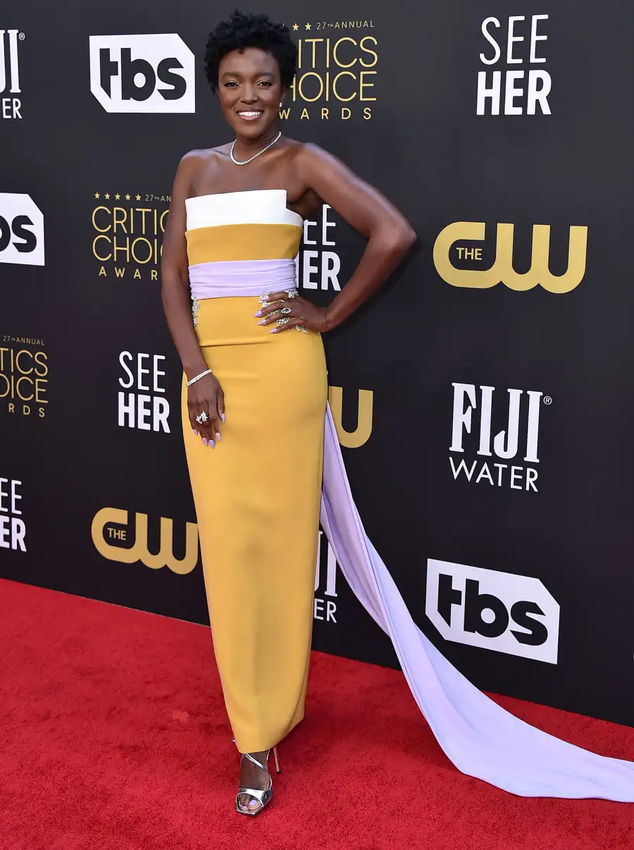 Krys Marshall Critics Choice Awards 2022 Red Carpet Fashion