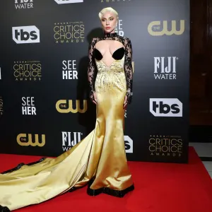 Lady Gaga Critics Choice Awards 2022 Red Carpet Fashion