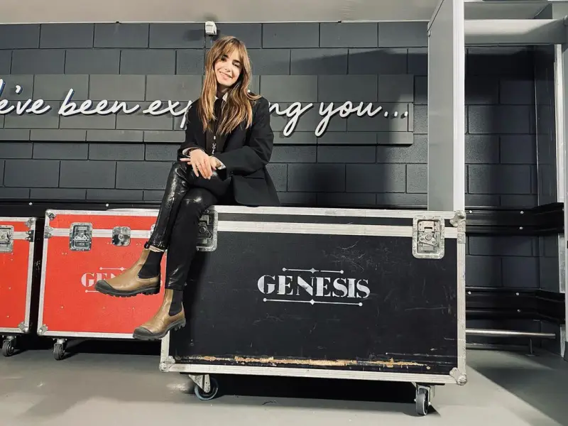 Lily Collins Celebrates Dad Phil Collins’ Last Concert With Genesis: 'Such an Inspiration'