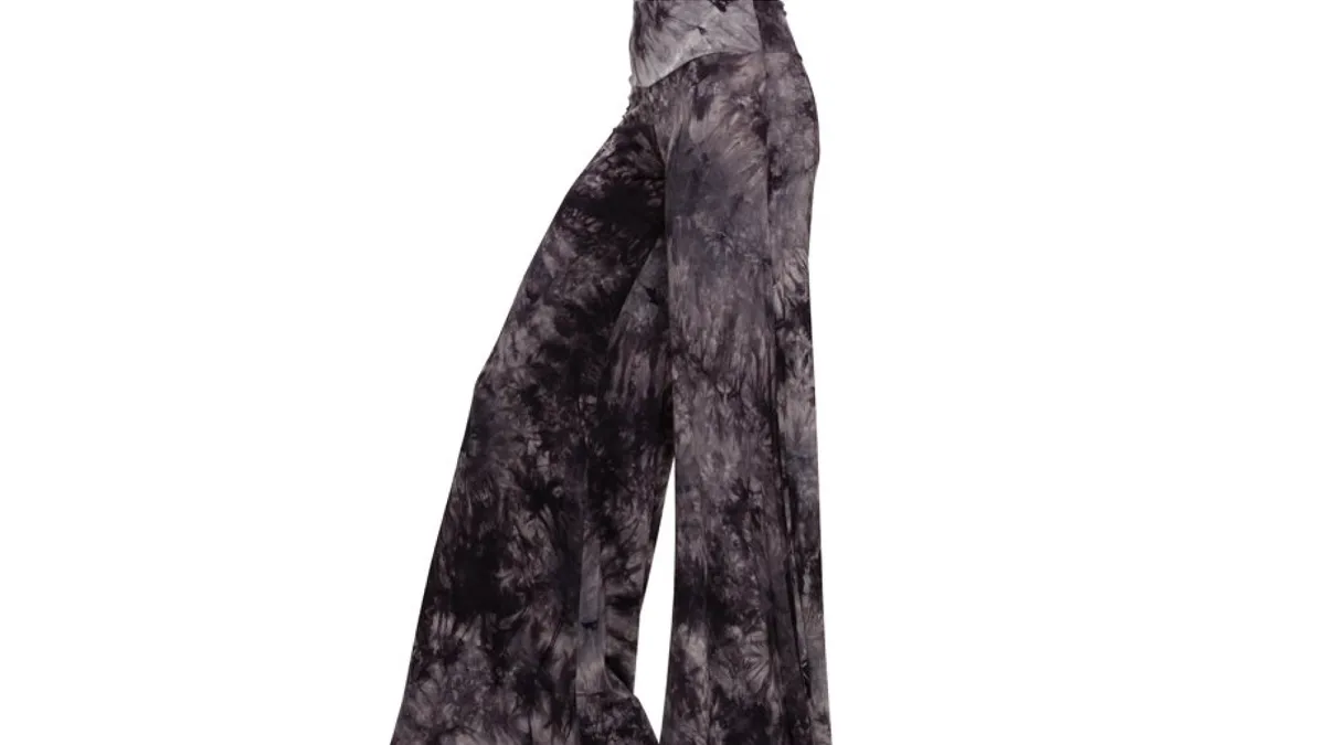Made by Johnny Women's Chic Tie Dye Palazzo Pants