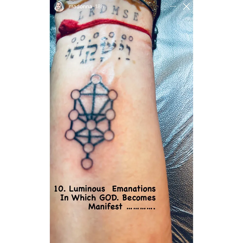 Madonna 63 Adds Intricate Tree Life Tattoo Her Growing Collection