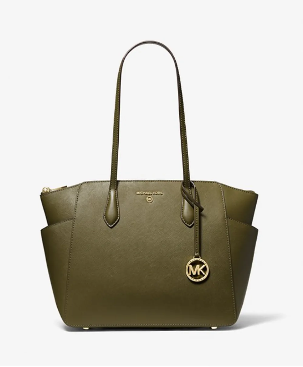 Marilyn Medium Saffiano Leather Tote Bag