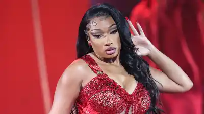 Megan Thee Stallion’s Glitzy Red Bodysuit Is Seriously Sexy