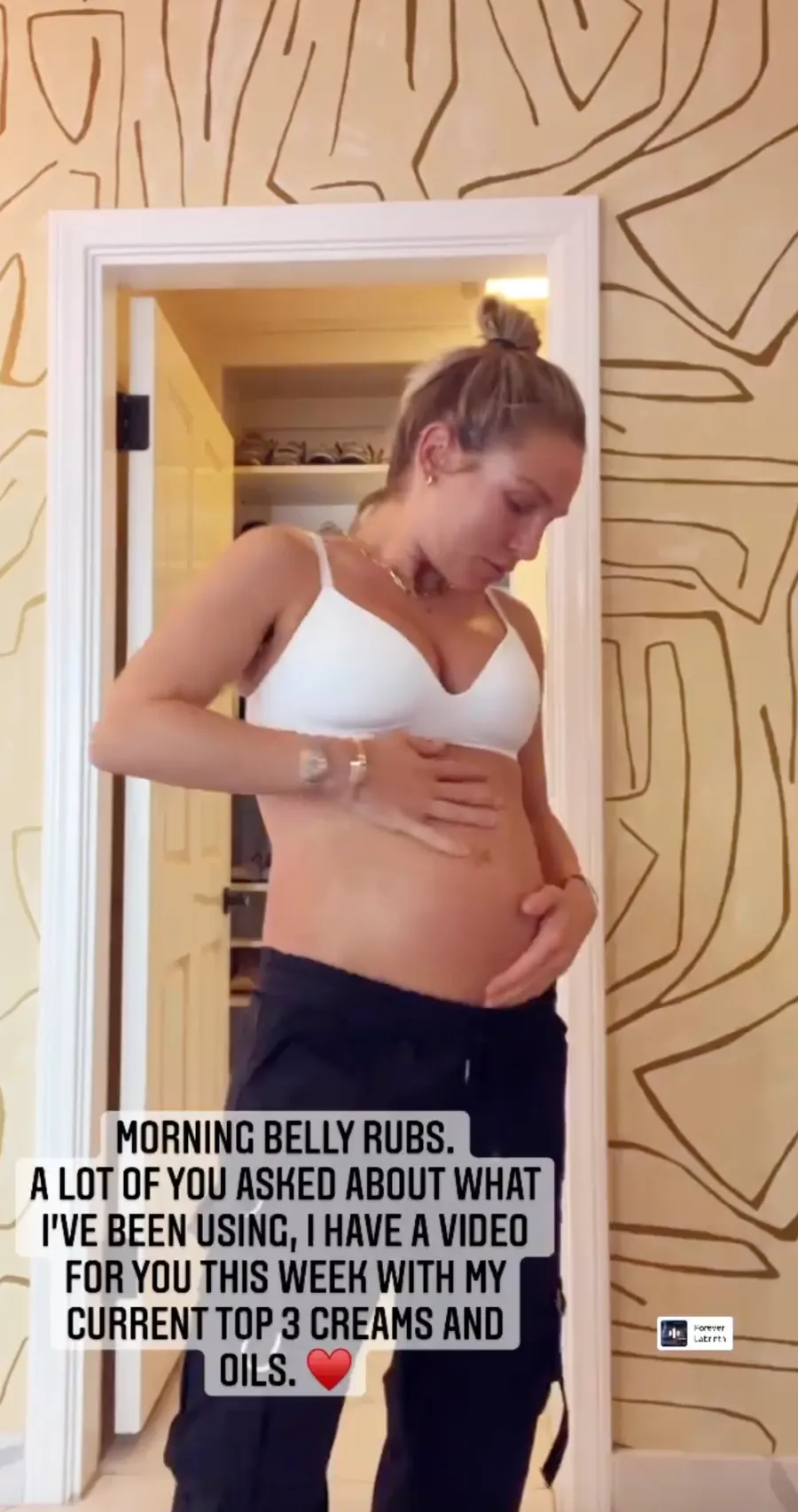 'Morning Belly Rub'! See Pregnant Sharna Burgess' Baby Bump Progress