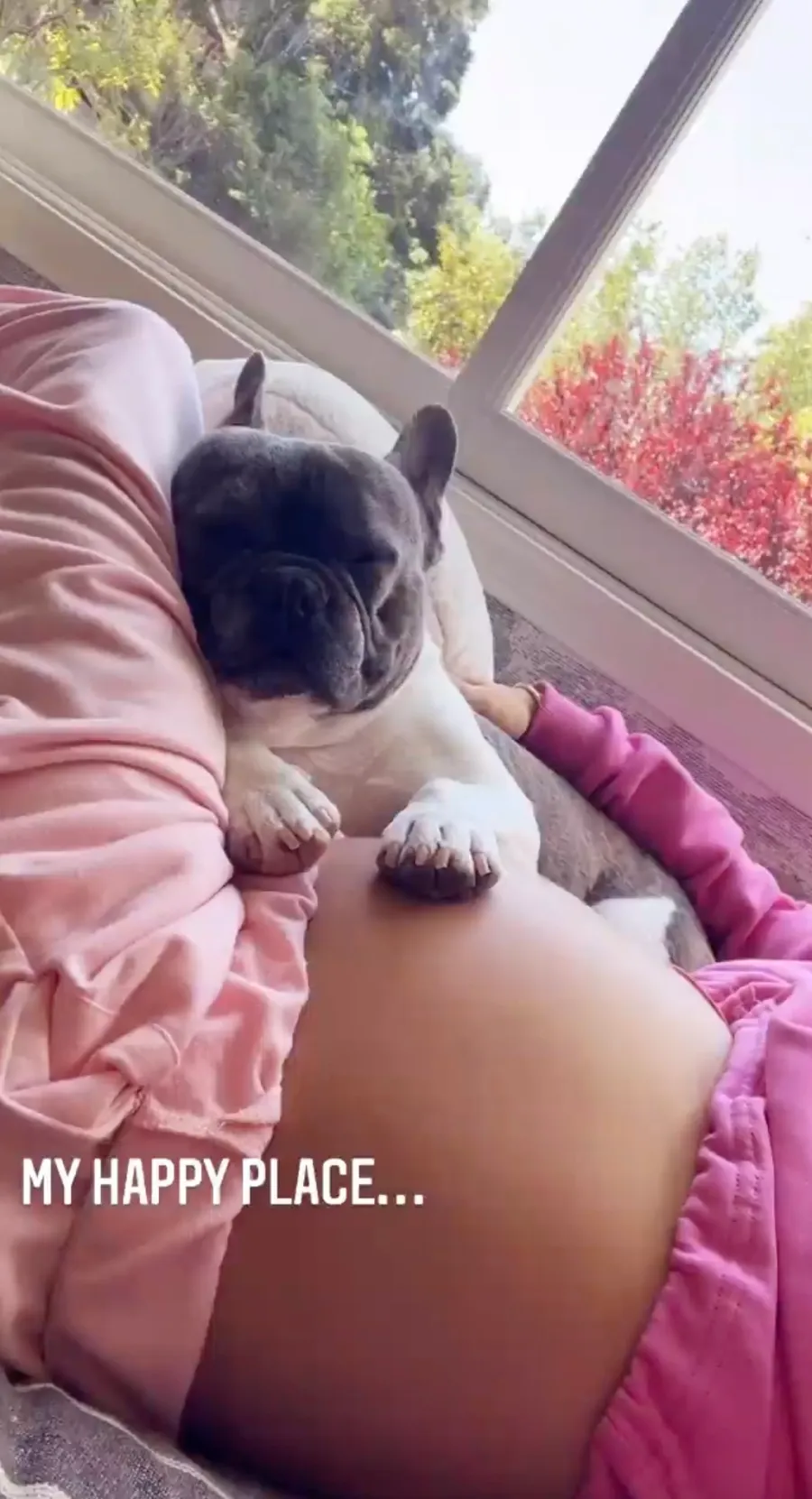 ‘My Happy Place’! See Pregnant Sharna Burgess’ Baby Bump Album