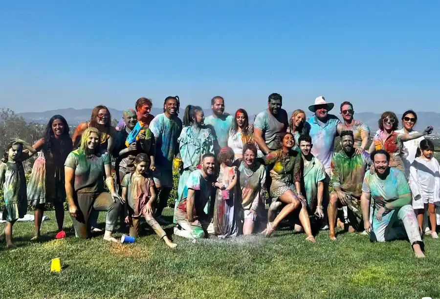 Nick Jonas and Priyanka Chopra Celebrate 1st Holi Since Becoming Parents: See Photos From the Festivities