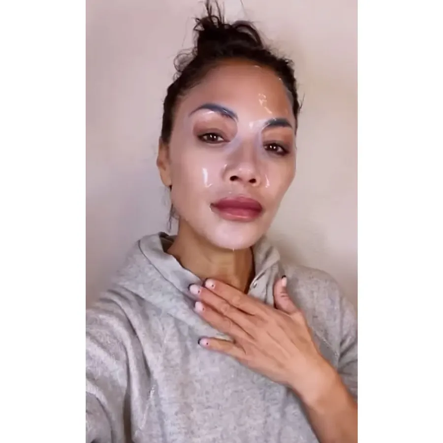 Nicole Scherzinger Night Out Prep Starts With Sheet Mask