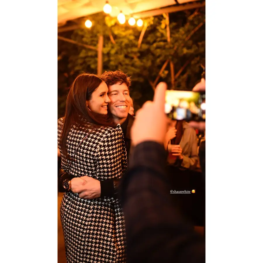 Nina Dobrev Throws Shaun White Retirement Party
