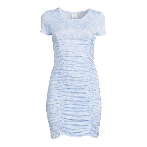 No Boundaries Double Ruched Front Dress