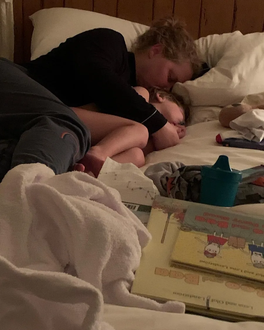 ‘Out of Office’! Amy Schumer Rests With Son Gene, 2, After Oscars Drama
