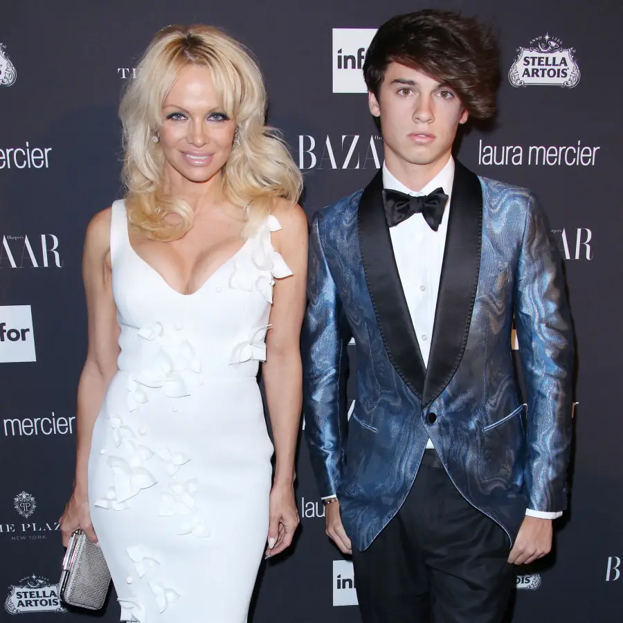 Pamela Anderson Tommy Lee Best Photos With Sons Brandon Dylan Over Years